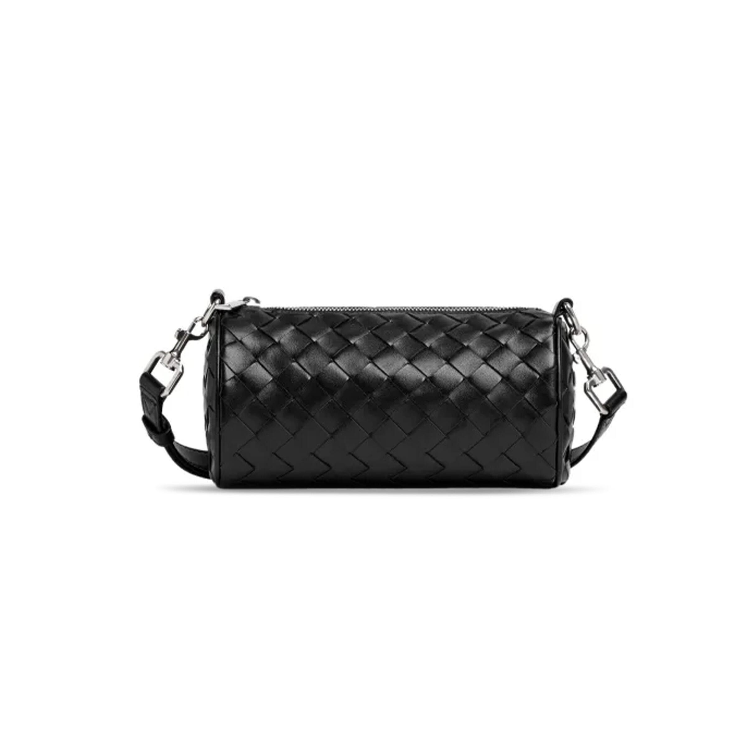 BOTTEGA VENETA MINI INTRECCIATO CYLINDER BAG 777391V2HL18803 (20.5*10.5*10.5cm)